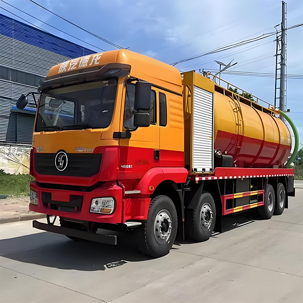 Shacman Delong after the double bridge 23 square cleaning suction car