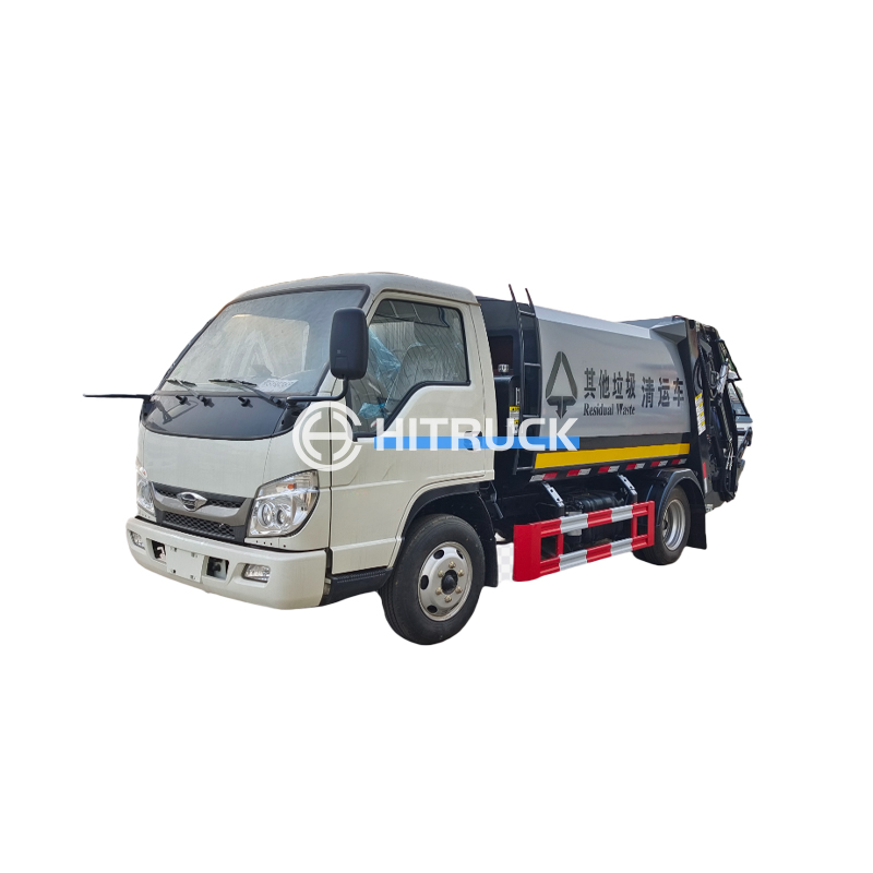5-6 Cubic Foton Compressed Garbage Truck