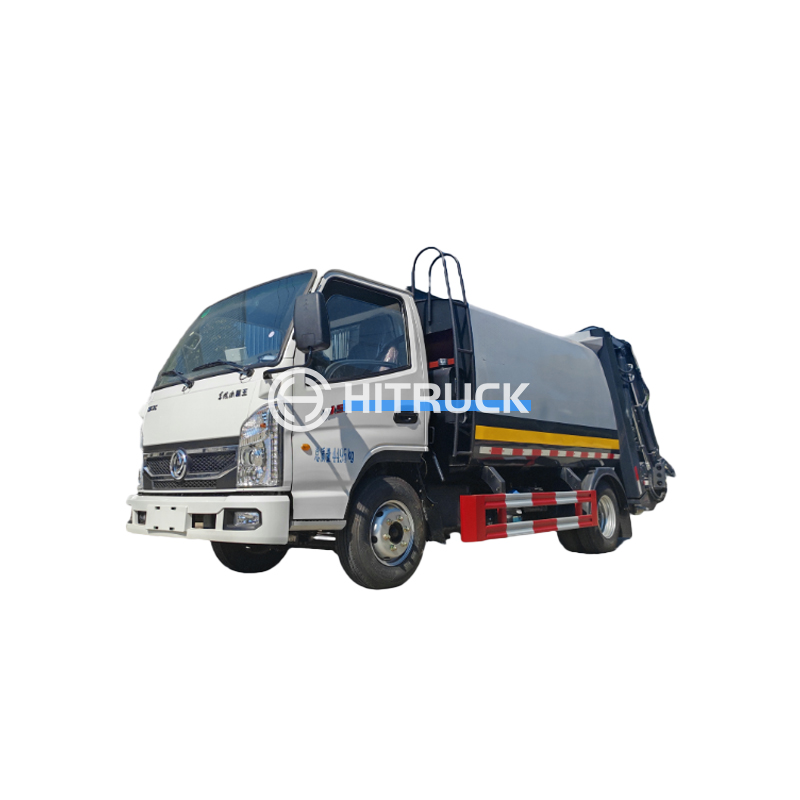 Dongfeng compressed garbage truck (6 sides)
