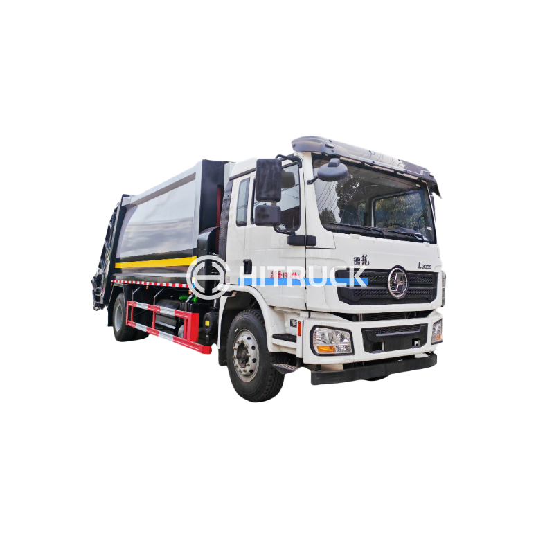 16 Cubic Shacman Compressed Garbage Truck