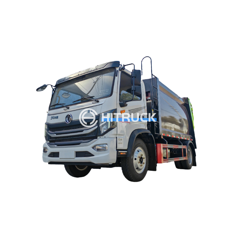 10/12 Cubic Dongfeng HuaShen T3 Compressed Garbage Truck